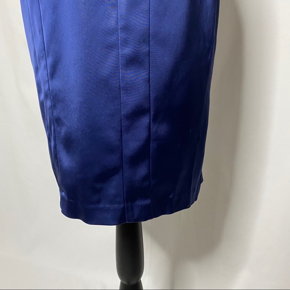 David Meister Navy Blue Shift Dress - Picture 4 of 13